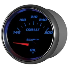 GAUGE; OIL TEMP; 2 5/8in.; 140-300deg.F; ELECTRIC; COBALT image 3