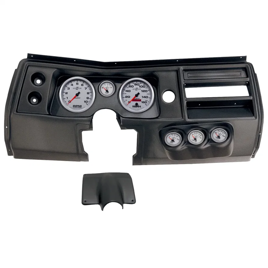DIRECT FIT DASH KIT; (5in. X2; 2 1/16in. X4); CHEVY CHEVELLE NO VENT 68; ULTRA-L