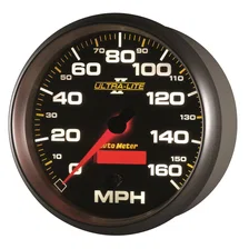 GAUGE; SPEEDOMETER; 5in.; 160MPH; ELEC. PROGRAMMABLE; ULTRA-LITE II image 3