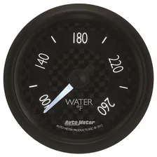GAUGE; WATER TEMP; 2 1/16in.; 260deg.F; DIGITAL STEPPER MOTOR; GT image 4