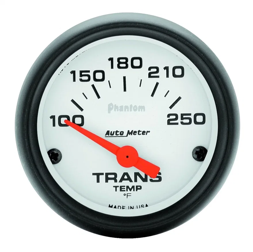 GAUGE; TRANSMISSION TEMP; 2 1/16in.; 100-250deg.F; ELECTRIC; PHANTOM