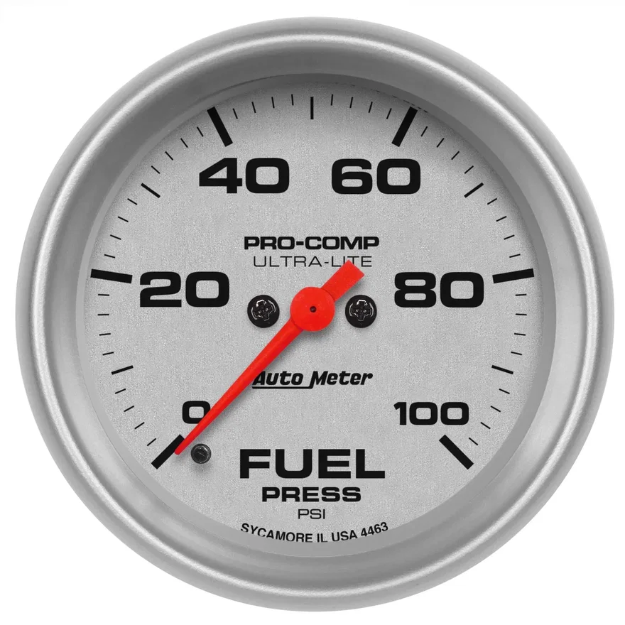 GAUGE; FUEL PRESSURE; 2 5/8in.; 100PSI; DIGITAL STEPPER MOTOR; ULTRA-LITE