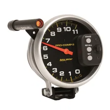 GAUGE; TACH; 5in.; 11K RPM; PEDESTAL W/QUICK LITE/PEAK MEMORY; PRO-COMP image 4