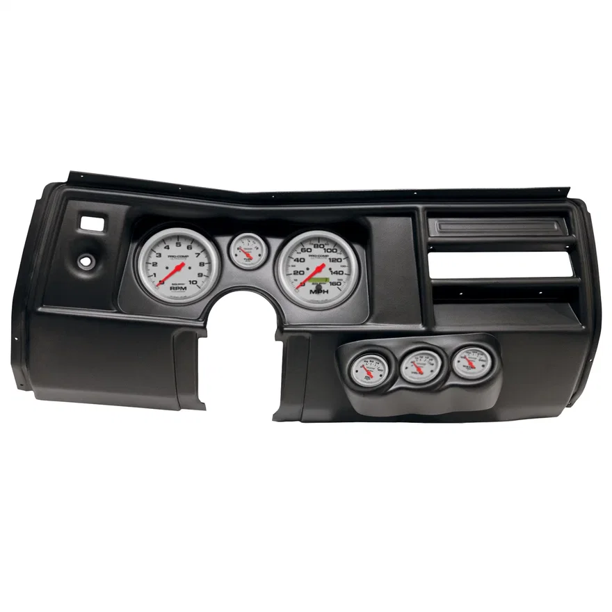 DIRECT FIT DASH KIT; (5in. X2; 2 1/16in. X4); CHEVY CHEVELLE NO VENT 69; ULTRA-L
