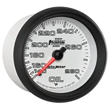 GAUGE; OIL TEMP; 2 5/8in.; 140-280deg.F; MECHANICAL; PHANTOM II image 5