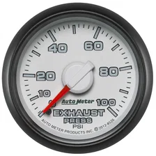 GAUGE; EXHAUST PRESS.; 2 1/16in.; 100PSI; MECHANICAL; RAM GEN 3 FACTORY MATCH for Dodge image 1