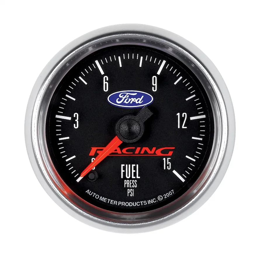 GAUGE; FUEL PRESS; 2 1/16in.; 15PSI; DIGITAL STEPPER MOTOR; FORD RACING