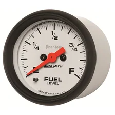 GAUGE; FUEL LEVEL; 2 1/16in.; 0-280O PROGRAMMABLE; PHANTOM image 2