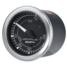GAUGE; VAC/BOOST; 2 1/16in.; 30INHG-30PSI; DIGITAL STEPPER MOTOR; CHRONO image 2