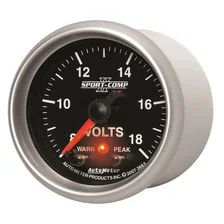 GAUGE; VOLTMETER; 2 1/16in.; 18V; DIGITAL STEPPER MOTOR W/PK/WRN; SPORT-COMP II image 2