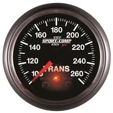 GAUGE; TRANS TEMP; 2 1/16in.; 100-260deg.F; STEPPER MOTOR W/PEAK/WRN; SPORT-COMP image 3