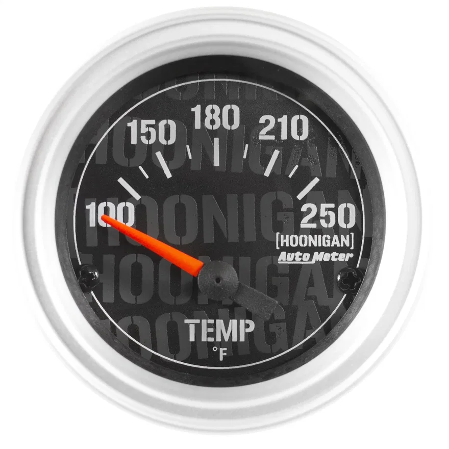 GAUGE; WATER TEMP; 2 1/16in.; 100-250deg.F; ELECTRIC; HOONIGAN