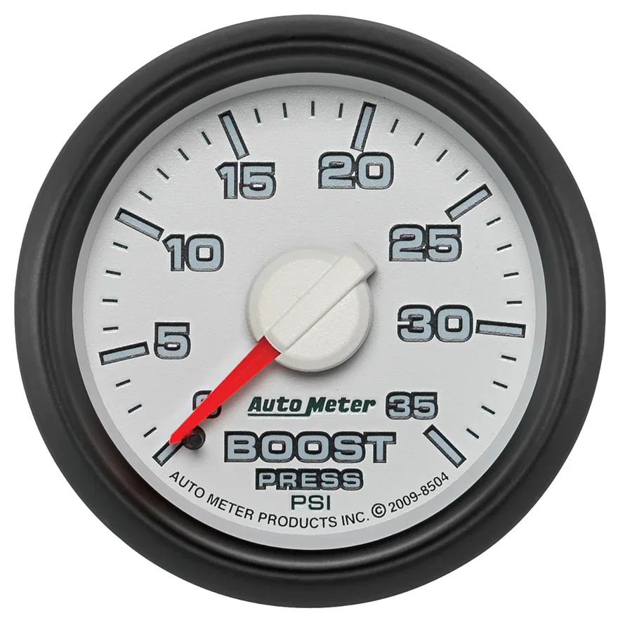 GAUGE; BOOST; 2 1/16in.; 35PSI; MECHANICAL; RAM GEN 3 FACTORY MATCH for Dodge