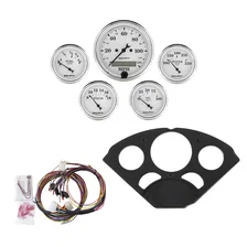 DIRECT FIT DASH KIT; CHEVY 55-56; MPH/FUEL/OILP/WTMP/BAT; OTW image 1