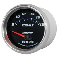 GAUGE; VOLTMETER; 2 5/8in.; 18V; ELECTRIC; COBALT image 2