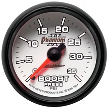 GAUGE; BOOST; 2 1/16in.; 35PSI; MECHANICAL; PHANTOM II image 2