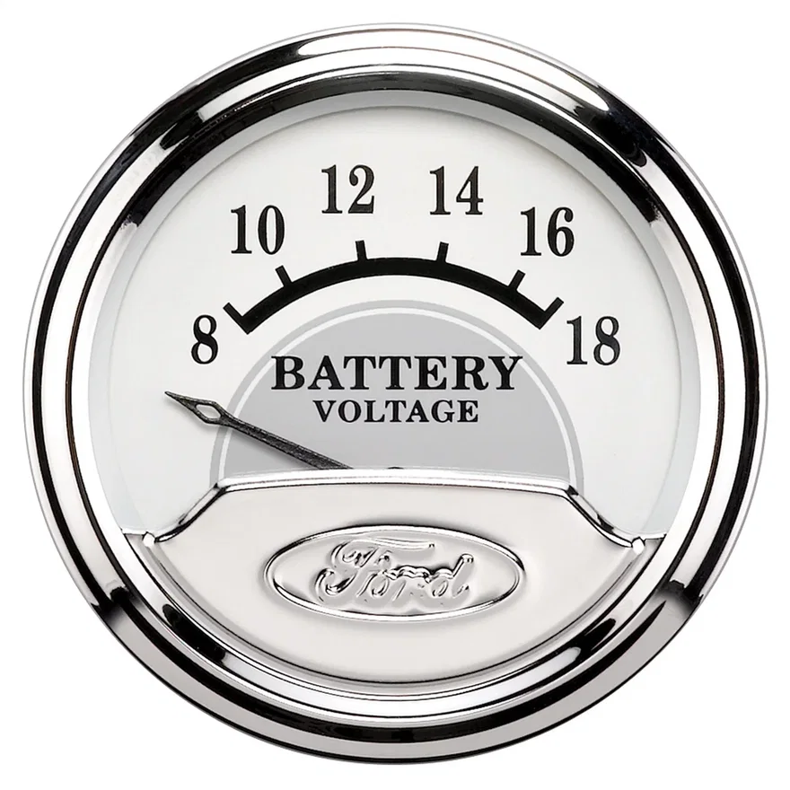 GAUGE; VOLTMETER; 2 1/16in.; 18V; ELEC; FORD MASTERPIECE