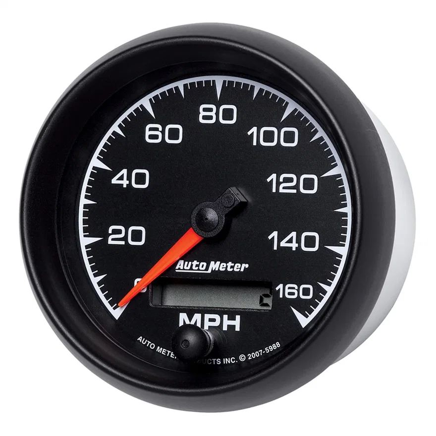 GAUGE; SPEEDOMETER; 3 3/8in.; 160MPH; ELEC. PROGRAMMABLE; ES