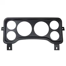 GAUGE MOUNT; DIRECT FIT DASH PANEL; 6 GAUGE (3 3/8in. X2; 2 1/16in. X4); JEEP TJ image 1