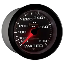 GAUGE; WATER TEMP; 2 5/8in.; 140-280deg.F; MECHANICAL; PHANTOM II image 6