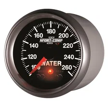 GAUGE; WATER TEMP; 2 1/16in.; 100-260deg.F; STEPPER MOTOR W/PEAK/WRN; SPORT-COMP image 3