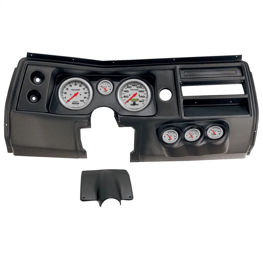 DIRECT FIT DASH KIT; (5in. X2; 2 1/16in. X4); CHEVY CHEVELLE NO VENT 68; ULTRA-L