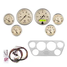 DIRECT FIT DASH KIT; FORD TRUCK 53-55; TACH/MPH/FUEL/OILP/WTMP/VOLT; AB image 1