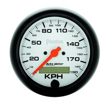 GAUGE; SPEEDO; 3 3/8in.; 120MPH; ELEC. PROGRAM W/LCD ODO; PHANTOM image 2