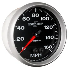 GAUGE; SPEEDOMETER; 5in.; 160MPH; GPS; SPORT-COMP II image 5