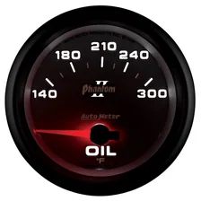 GAUGE; OIL TEMP; 2 5/8in.; 140-300deg.F; ELECTRIC; PHANTOM II image 4