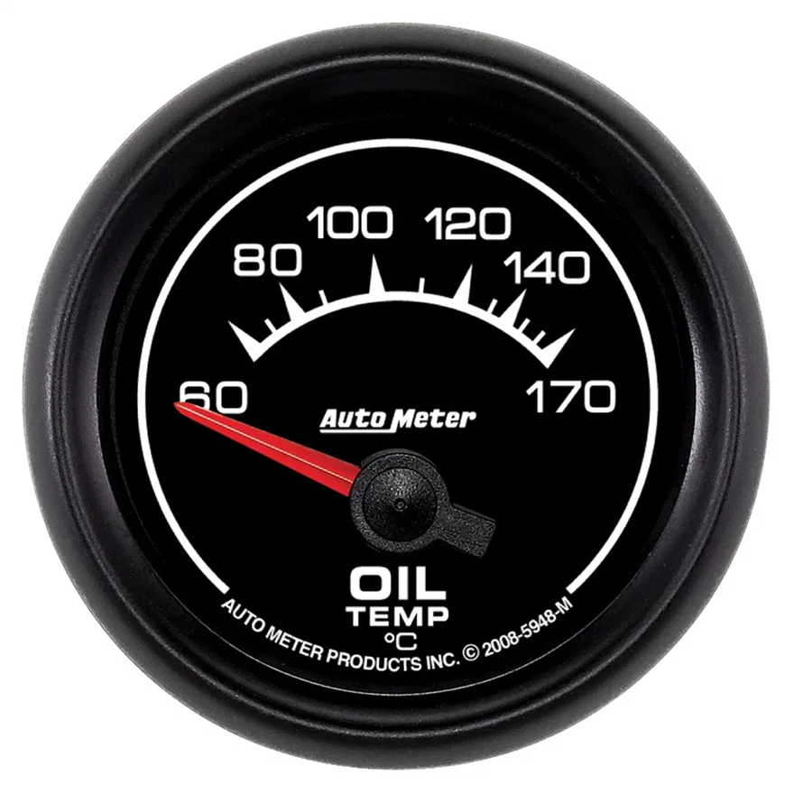 GAUGE; OIL TEMP; 2 1/16in.; 60-170deg.C; ELECTRIC; ES