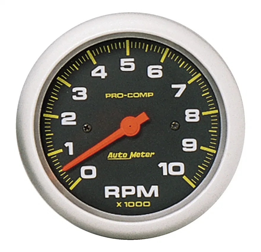 GAUGE; TACHOMETER; 3 3/8in.; 10K RPM; IN-DASH; PRO-COMP