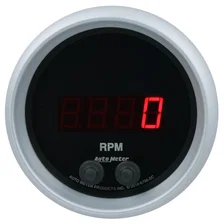 GAUGE; TACHOMETER; 3 3/8in.; 16K RPM; IN-DASH; SPORT-COMP ELITE DIGITAL image 2