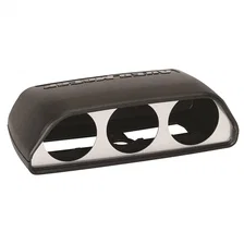 GAUGE MOUNT; DIRECT FIT DASH TOP; TRIPLE; 2 1/16in.; CHALLENGER image 3
