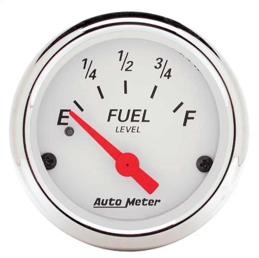 GAUGE; FUEL LEVEL; 2 1/16in.; 240OE TO 33OF; ELEC; ARCTIC WHITE
