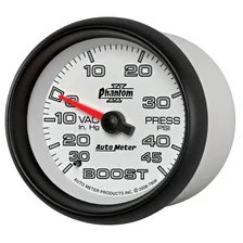 GAUGE; VAC/BOOST; 2 5/8in.; 30INHG-45PSI; MECHANICAL; PHANTOM II image 2