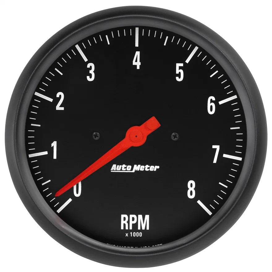 GAUGE; TACHOMETER; 5in.; 8K RPM; IN-DASH; Z-SERIES