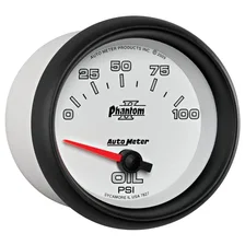 GAUGE; OIL PRESSURE; 2 5/8in.; 100PSI; ELECTRIC; PHANTOM II image 5