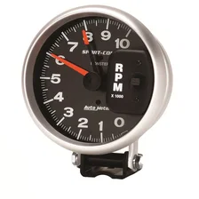 GAUGE; TACHOMETER; 5in.; 10K RPM; PEDESTAL W/RED LINE; SPORT-COMP image 3