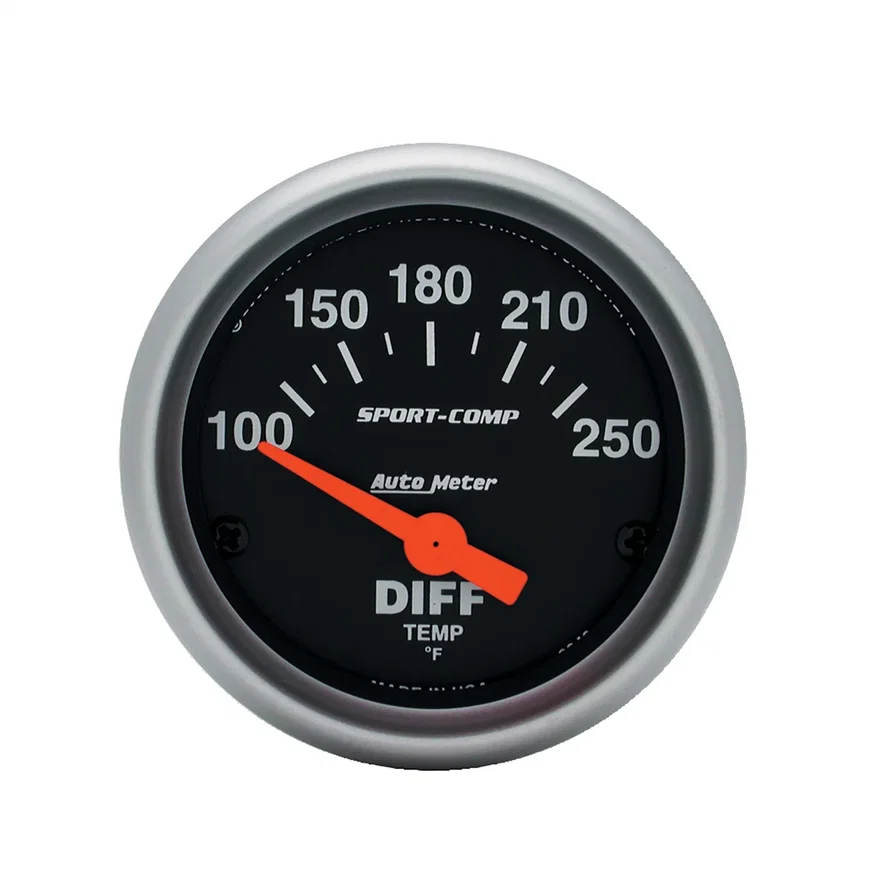 GAUGE; DIFFERENTIAL TEMP; 2 1/16in.; 100-250deg.F; ELECTRIC; SPORT-COMP
