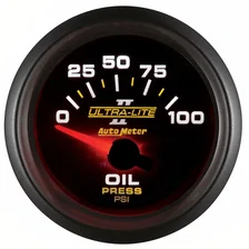 GAUGE; OIL PRESSURE; 2 1/16in.; 100PSI; ELECTRIC; ULTRA-LITE II image 2