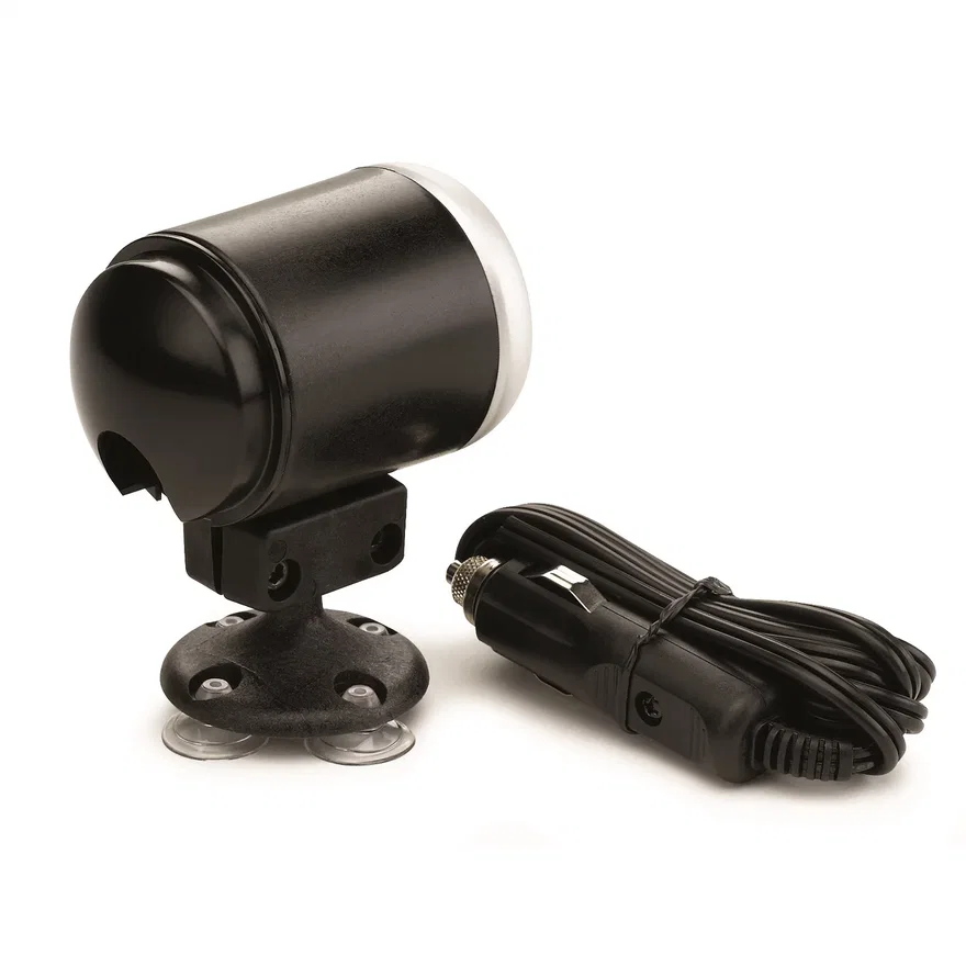 GAUGE MOUNT; SINGLE; 2 1/16in.; BLACK; SUCTION TYPE
