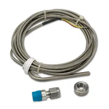 TC KIT; TYPE K; 3/16in. DIA; OPEN TIP; 10FT; INCL STAINLESS COMP/WELD BOSS image 2
