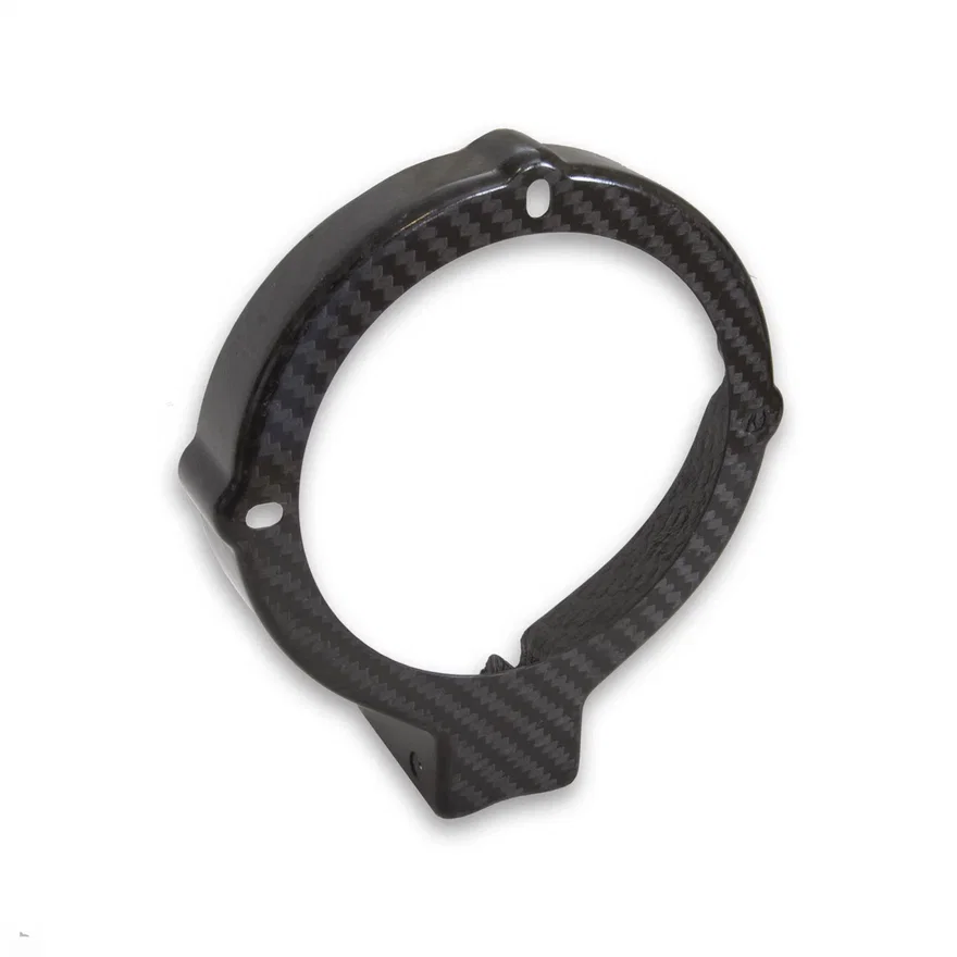 TACHOMETER MOUNT; CARBON FIBER; FOR 5in. ELITE PIT ROAD SPEED TACHS