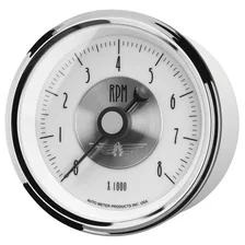 GAUGE; TACHOMETER; 3 3/8in.; 8K RPM; IN-DASH; PRESTIGE PEARL image 2
