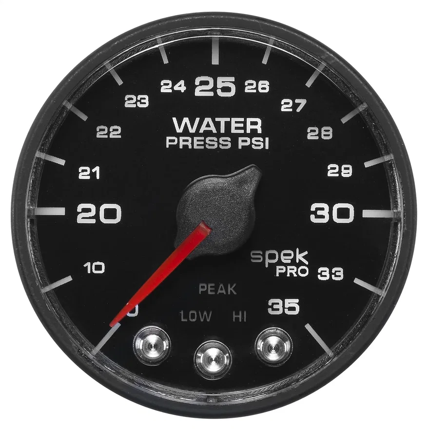 2-1/16in. WATER PRESS; 0-35 PSI; BFB; SPEK; NL