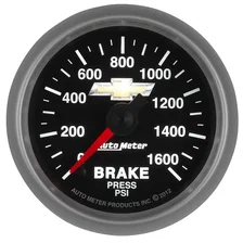 GAUGE; BRAKE PRESS; 2 1/16in.; 1600PSI; DIGITAL STEPPER MOTOR; CHEVY GOLD BOWTIE image 4