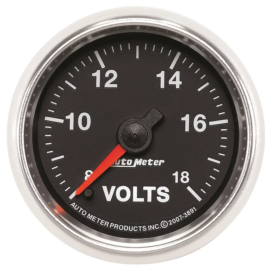 GAUGE; VOLTMETER; 2 1/16in.; 18V; DIGITAL STEPPER MOTOR; GS