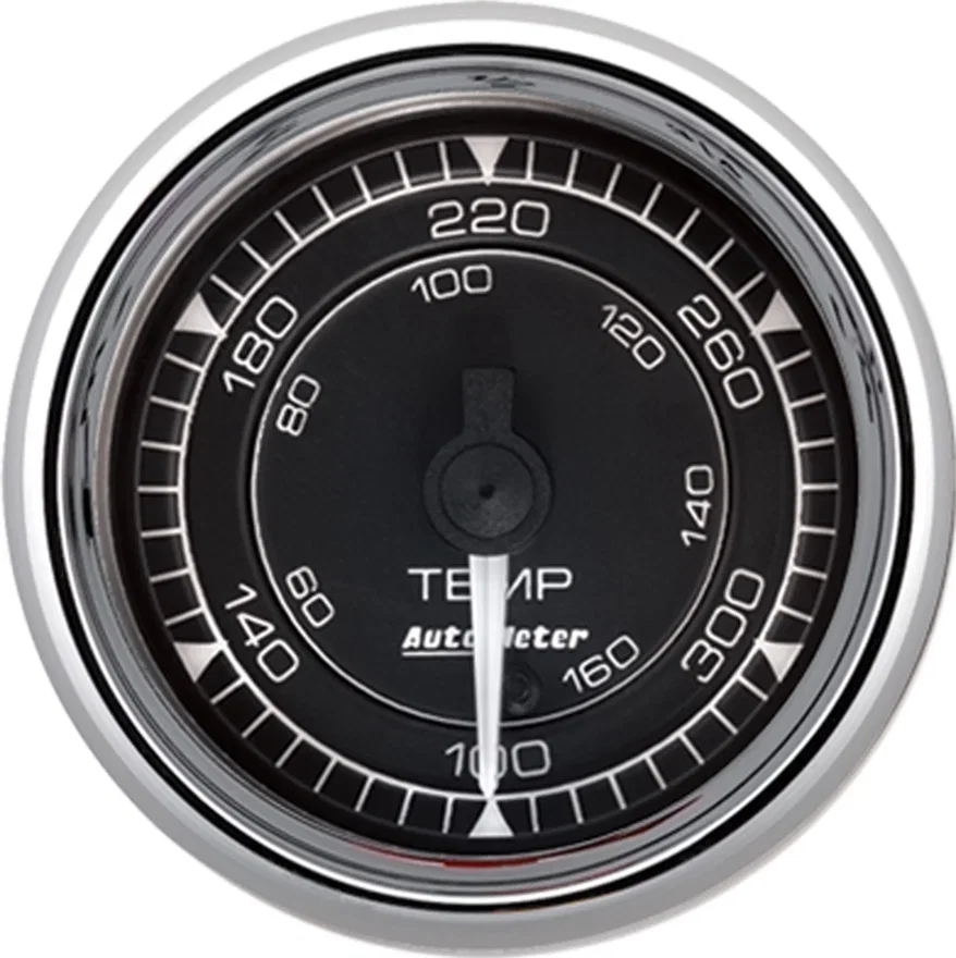 GAUGE; TEMP; 2 1/16in.; 240deg.F; MECH; CHRONO CHROME