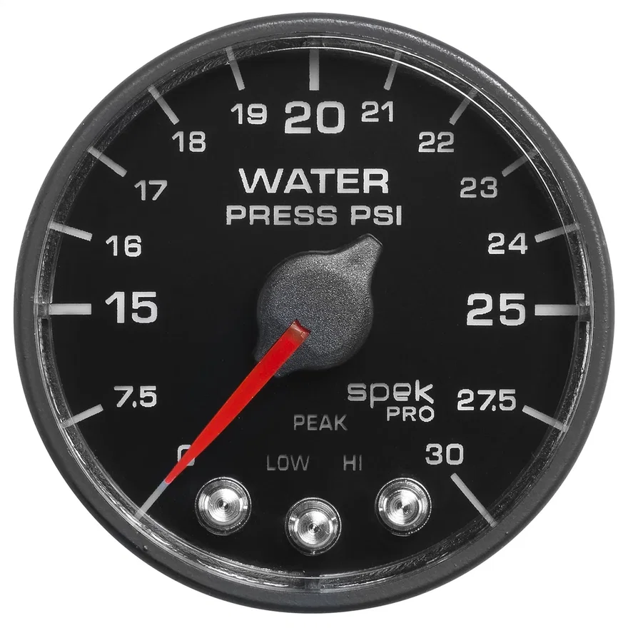 2-1/16in. WATER PRESS; 0-30 PSI; BFB; SPEK; NL